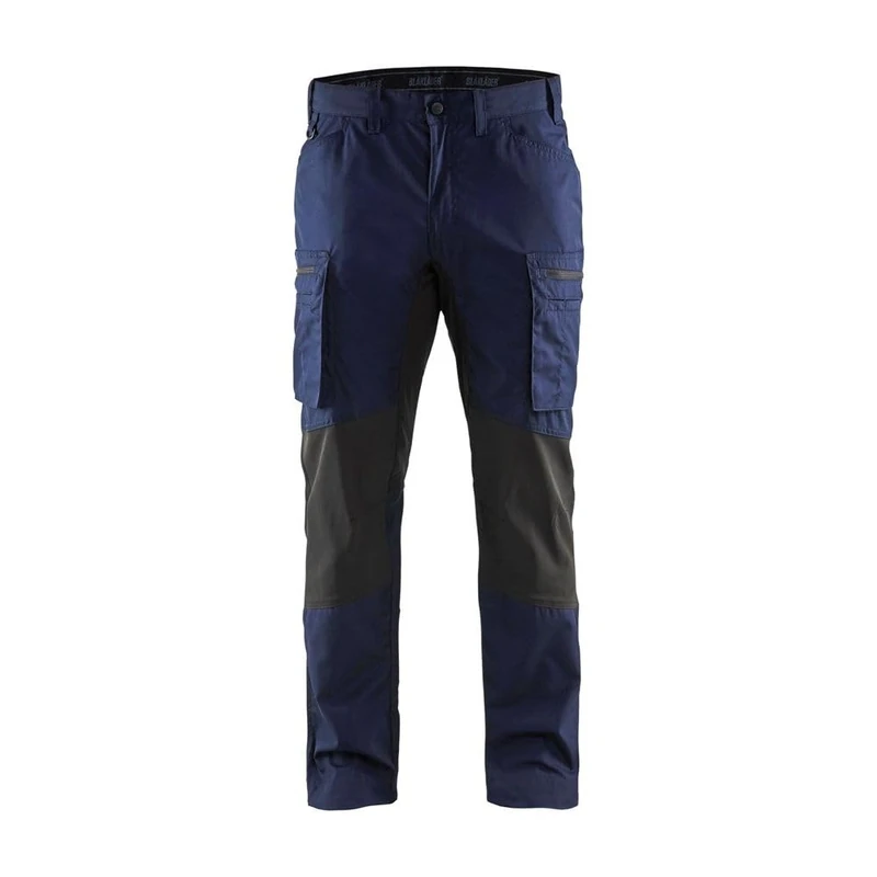 Blakläder 145918458999C62 Size C62 "Stretch" Service Trousers - Navy Blue/Black