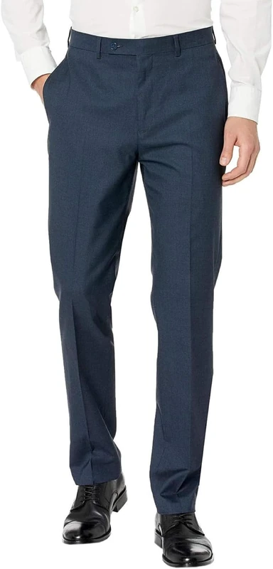 Calvin Klein mensMLBI17NWSlim Fit Stretch Suit Separates - Custom Jacket & Pant Size Selection Solid Long Sleeve Suit Jacket - Blue - 30W x 32L