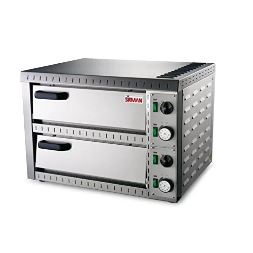 ITAL GK059 Pozzuoli Two Tier Pizza Oven - Stainless Steel - Image 1
