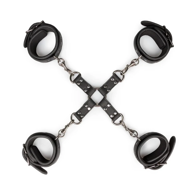 Easytoys Fetish Collection Restraint Kit Hogtie with Hand and Anklecuffs