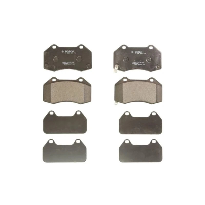Bosch BP1733 - Brake Pads Car Front Axle - Bosch Quality - Reduced Noise and Dust - ECE-R90 Certified - Copper-Free - 1 Set of 4 Pads
