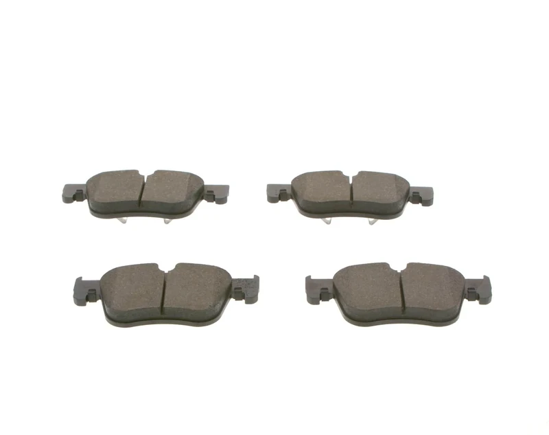 Bosch BP1691 - Brake Pads Car Front Axle - Bosch Quality - Reduced Noise and Dust - ECE-R90 Certified - Copper-Free - 1 Set of 4 Pads