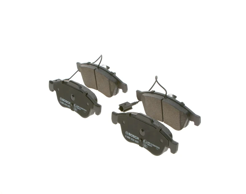 Bosch BP1675 - Brake Pads Car Front Axle - Bosch Quality - Reduced Noise and Dust - ECE-R90 Certified - Copper-Free - 1 Set of 4 Pads