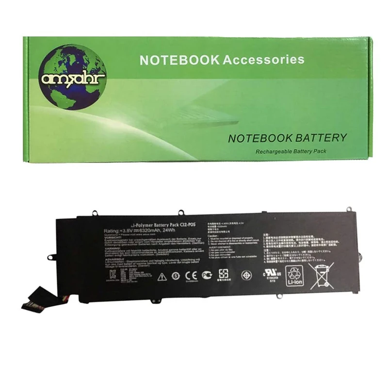 amsahr Replacement Battery for ASUS C12-P05