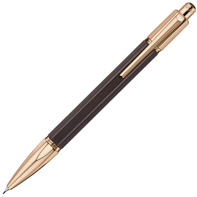 Caran d'Ache Varius Ebony Plated Mechanical Pencil - Rose Gold