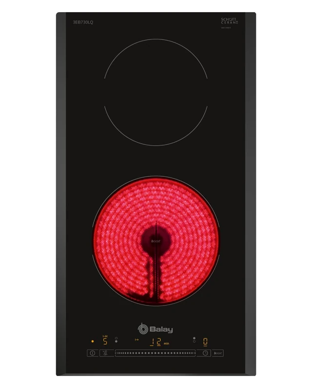 Balay 3EB730LQ – Glass Ceramic Hob, Modular, 30 cm, 2 Cooking Zones, Sliding Control - Image 1