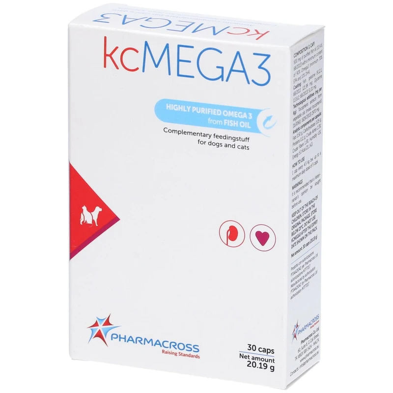 Pharmacross Food Supplement Kcmega3, 30 Pearls - Image 1