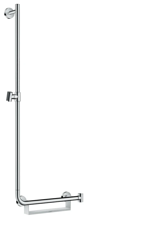 hansgrohe Unica Comfort Shower Rail 1.10 m L, white/chrome