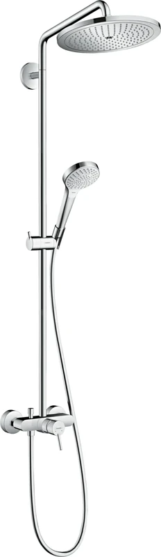 hansgrohe Croma Select S Showerpipe 280 1jet with manual shower mixer