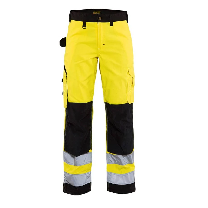Blakläder 715518113399C34 Size C34 "High-Vis" Ladies Trousers without Nail Pockets - Yellow/Black