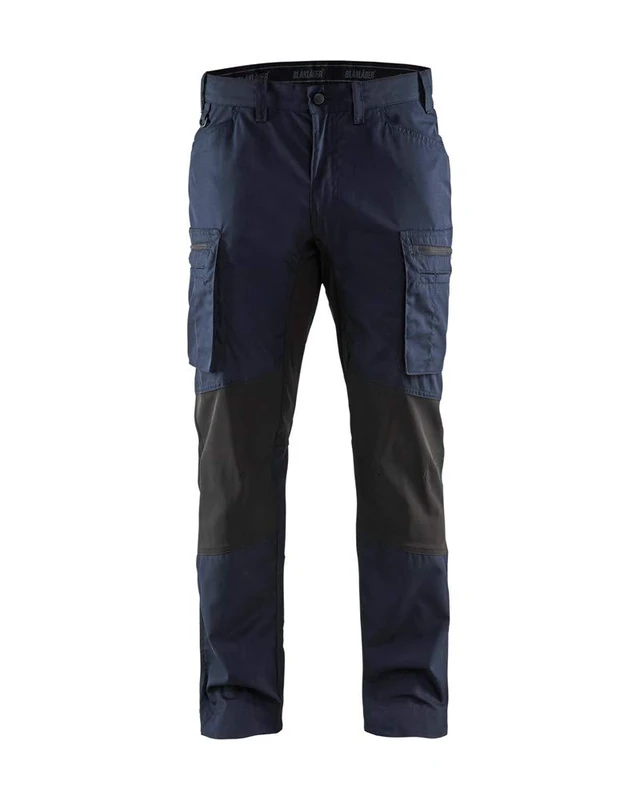Blakläder 145918458699C50 Size C50 Service Trousers - Navy Blue/Black
