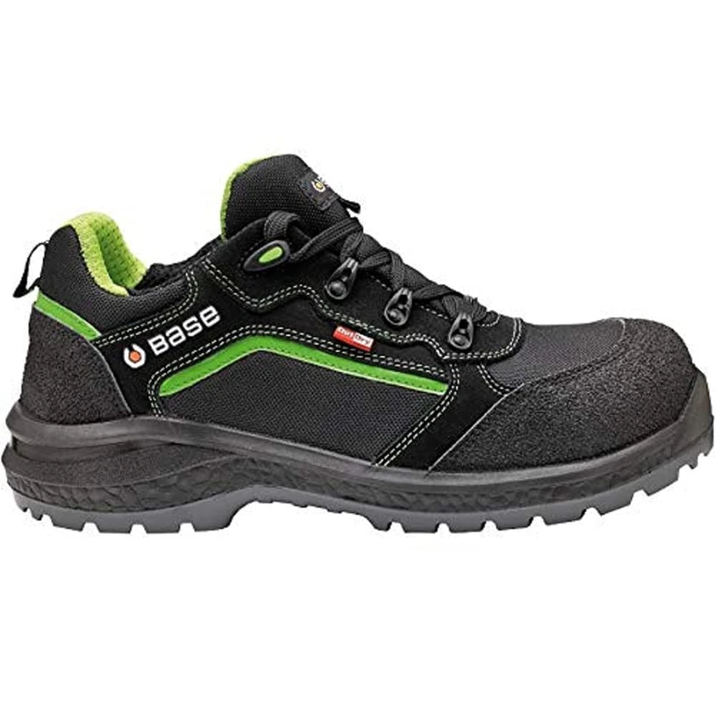 Base Protection B0897 K-Pop Low Safety Shoe Black/Green, 48