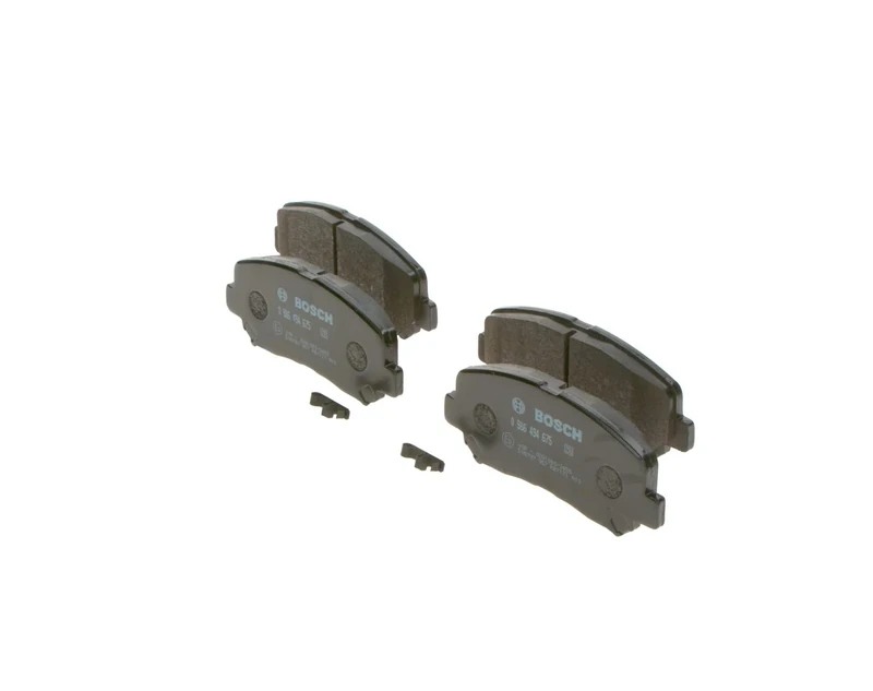 Bosch BP1670 - Brake Pads Car Front Axle - Bosch Quality - Reduced Noise and Dust - ECE-R90 Certified - Copper-Free - 1 Set of 4 Pads