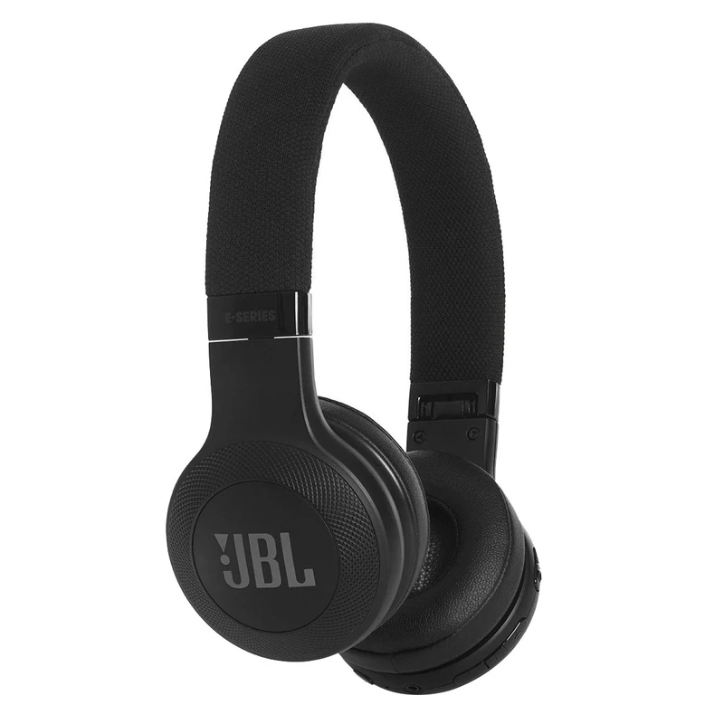 JBL E45 On-Ear Headphones, Foldable Bluetooth Headset with Ear Cups Sound Control and Detachable Cable, Black