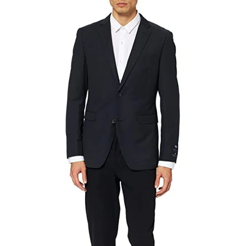 ESPRIT Collection Men's 126EO2G003 Suit Jacket, Blue (Navy Blue), 98
