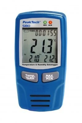 PeakTech 5180 Temperature and Humidity Data Logger -40.+70°C 0-100% RH