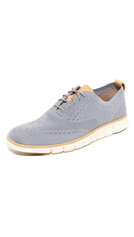 Cole Haan Zerogrand Stitchlite Oxford Men's Shoes - Grey