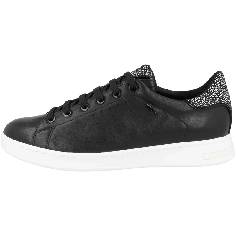 Geox Women's D Jaysen Sneakers, Black, 6 UK