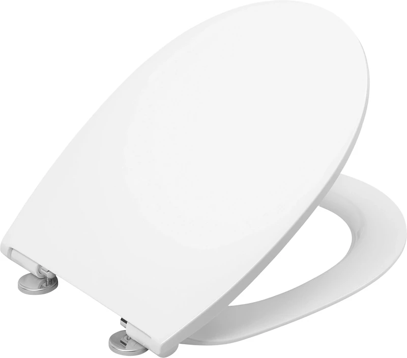 Cornat Premium 4 Toilet Seat with Slow-Close Mechanism Removable for Easy Cleaning, German Engineering [Pack of 1 KSPREMSC400