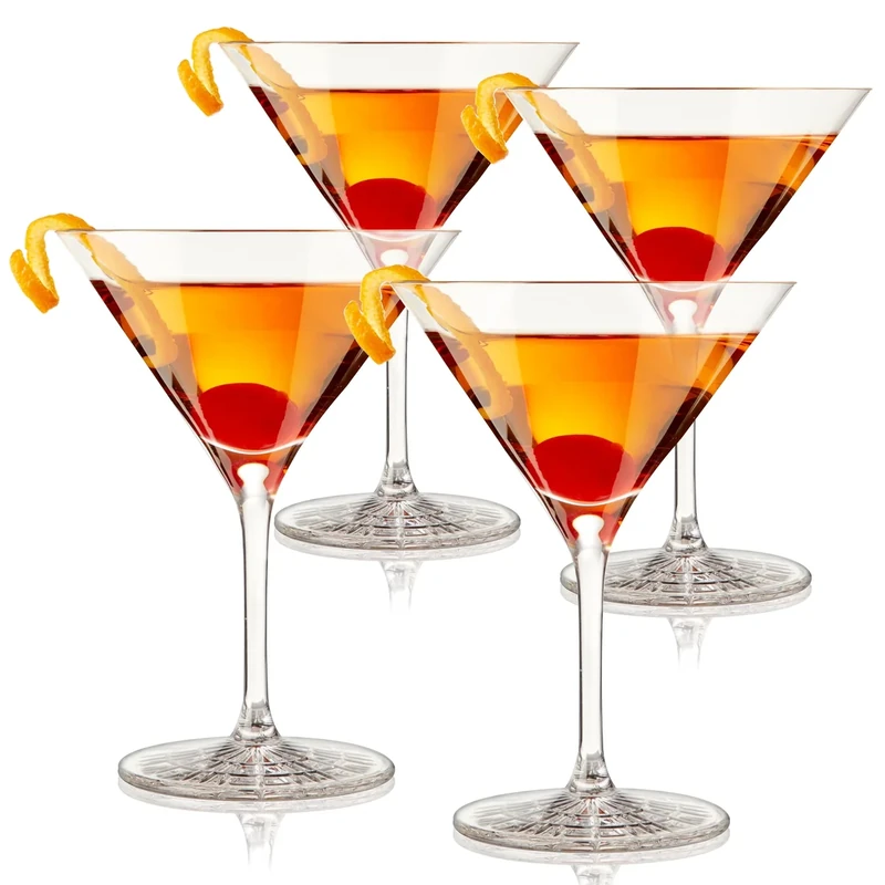 Spiegelau Martini Glasses, Set of 4, Crystal, 165 ml, Perfect Serve, 4500175