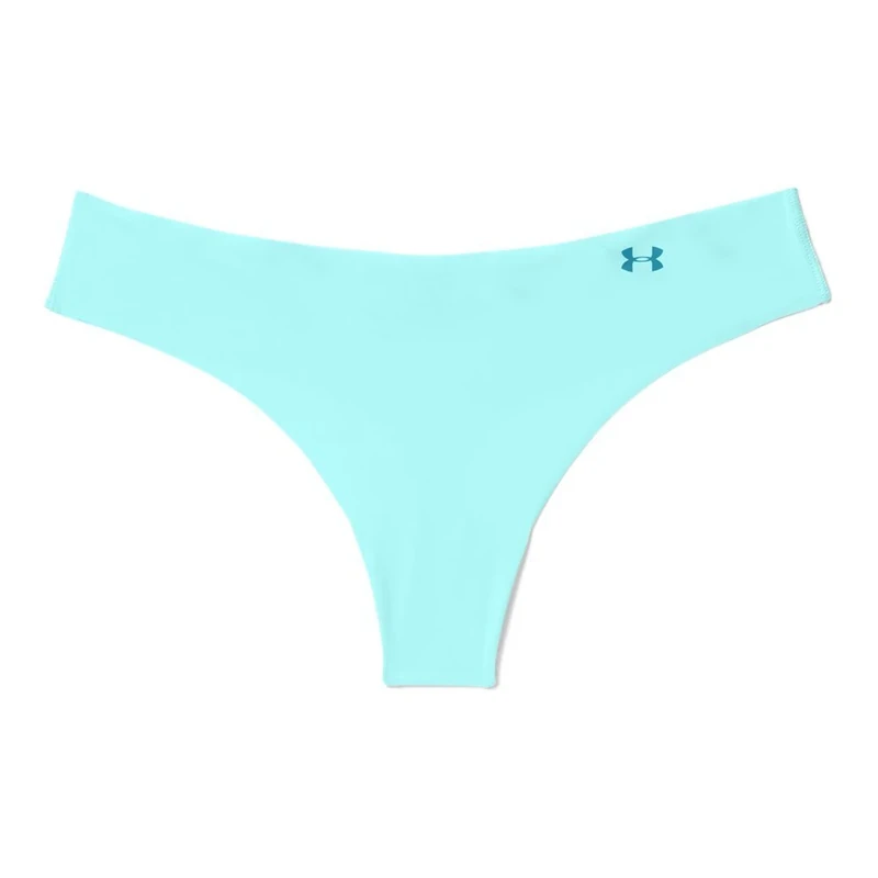Under Armour Women's Pure Stretch Thong,Blue Infinity/Bayou Blue, Small