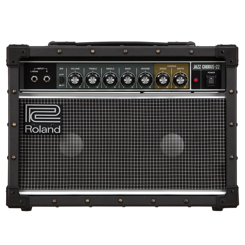 Roland JC-22 Jazz Chorus | Ultra-Compact Guitar Amplifier | Iconic JC Clean Tone | Signature Chorus Effect | Powerful 30-Watt Stereo Amp | Dual 6.5” Speakers | Enhances Pedals, Multi-FX & More