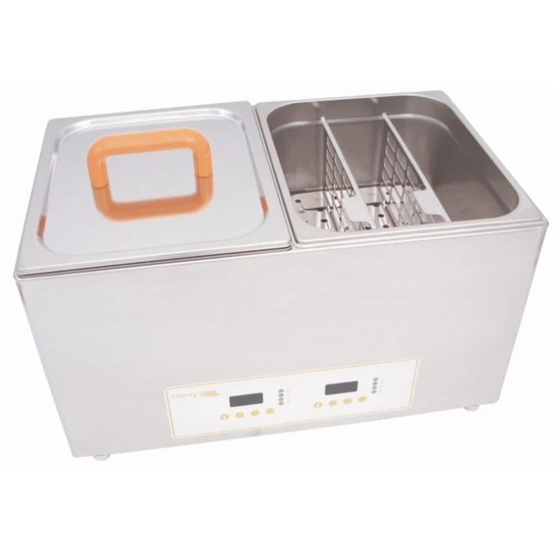 Clifton Food Range DK956 Unstirred Digital Duo bath, Direct, 14 L+14 L