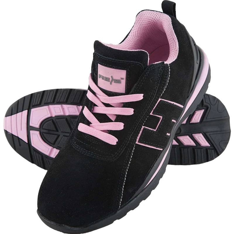 Reis Brargentina40 Safety shoes, Black-Pink, 40 Size - Image 1
