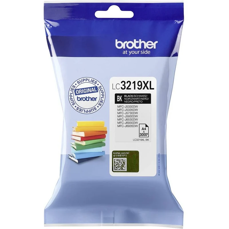 Brother LC-3219XLBK Inkjet Cartridge, Black, Single Pack, Super High Yield, Includes 1 x Inkjet Cartridge, Brother Genuine Supplies