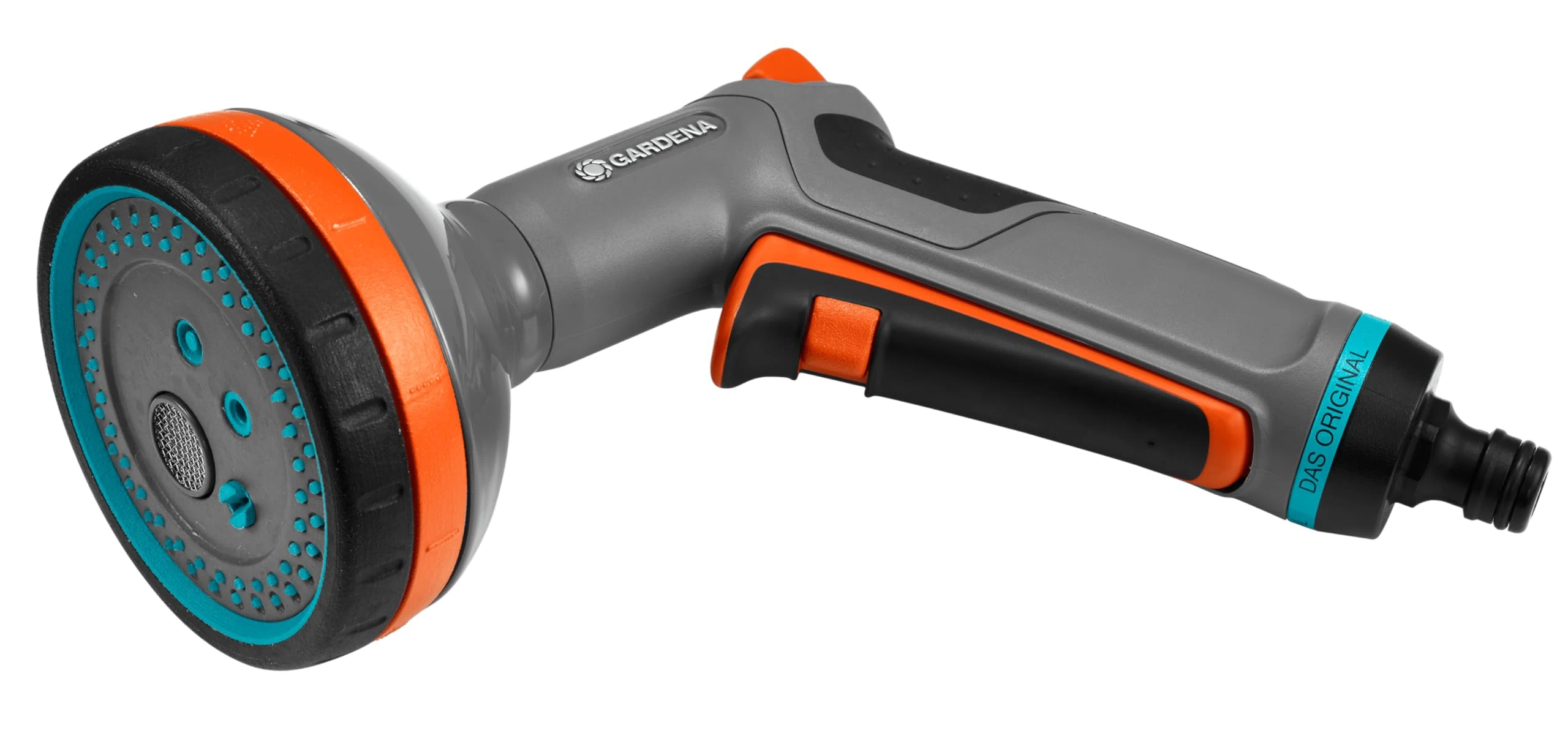 Gardena Comfort Multi Sprayer: Garden Sprayer for Watering and Cleaning, Five Spray Patterns, Lock, infinitely Adjustable Regulation, Frost Protection (18315-20)