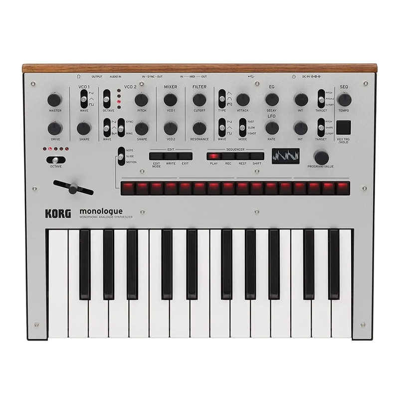 Korg - Monologue Monophonic Analog Synthesiser - Silver