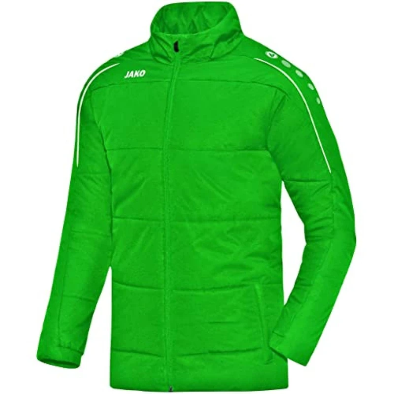 JAKO Classico Adult Coach Jacket, mens, 7150, Sports green, M