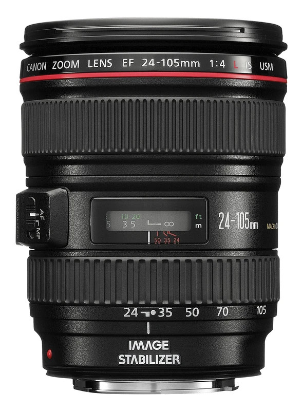 Canon 344B006 EF 24-105mm f/4.0 L IS USM Lens (Renewed)