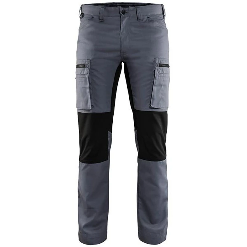 Blakläder 145918459499C52 Size C52 "Stretch" Service Trousers - Grey/Black
