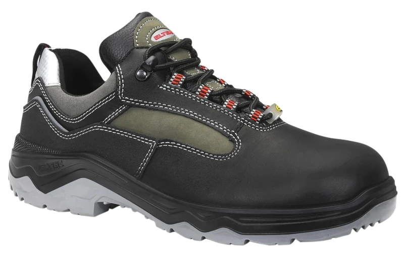 ELTEN Men’s Safety Shoes ESD S3 Len Safety Work Low Shoes Certified According to EN ISO 20345: S3, Steel Toe Cap (Black), EU 38 / UK 5.