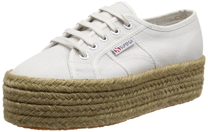 Superga Unisex Adults 2790 Cotropew Espadrille Shoes, Grey (Grey), 6.5 UK 40 EU