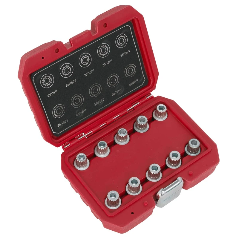 Sealey SX208 Locking Wheel Nut Key Set 10 Piece for BMW & Mini