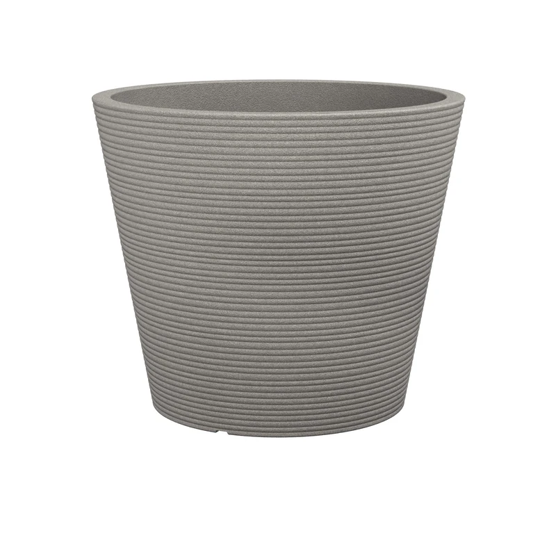 scheurich Coneo Plastic Plant Pot Taupe Granite 40cm Diameter 33.2cm Height 26L Vol., 57550