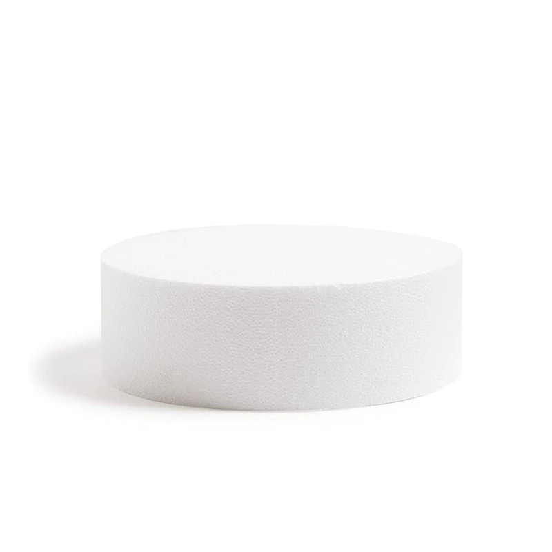 DECORA 0173818 POLYSTYRENE Disk Ø 45 X H 10 CM, Polistirolo, Off-White