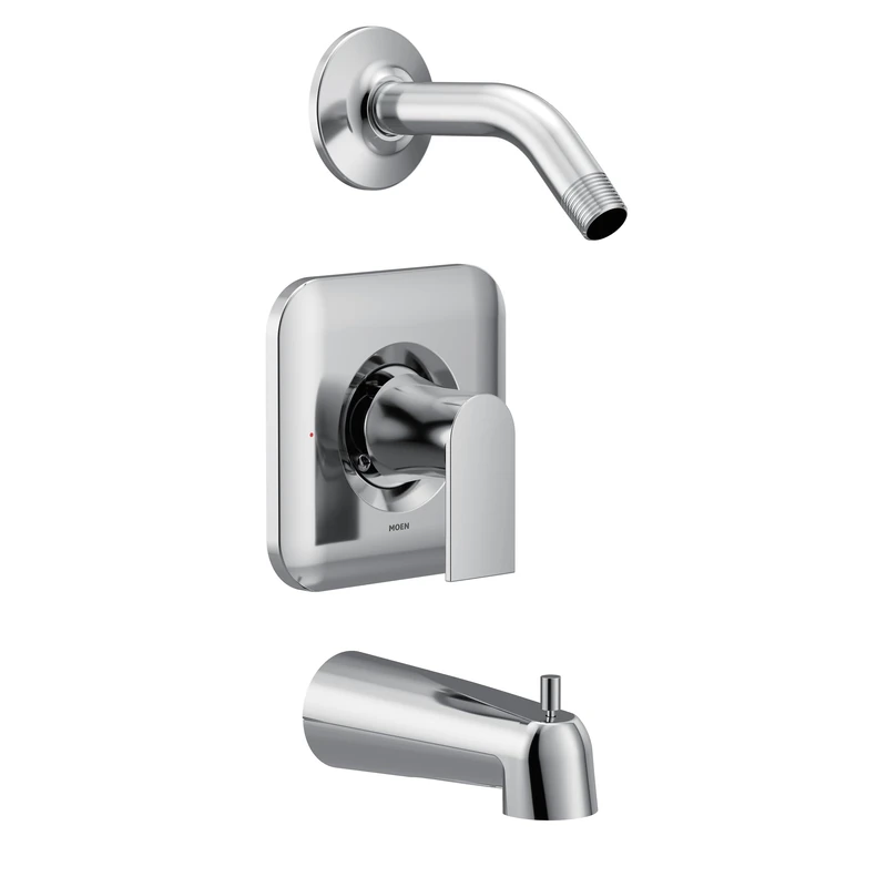 Moen T2473NH, Genta Posi-Temp One-Handle Tub/Shower Trim Valve Without Showerhead, Chrome