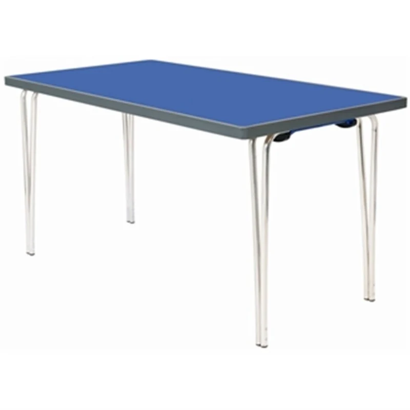 Gopak DM945 Contour Folding Table, 1220 x 685 x 698 mm, Blue - Image 1