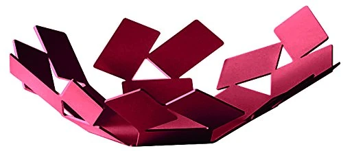 Alessi La Stanza Dello Scirocco Basket, 18/10 Stainless Steel, Red (Exclusive Colour)