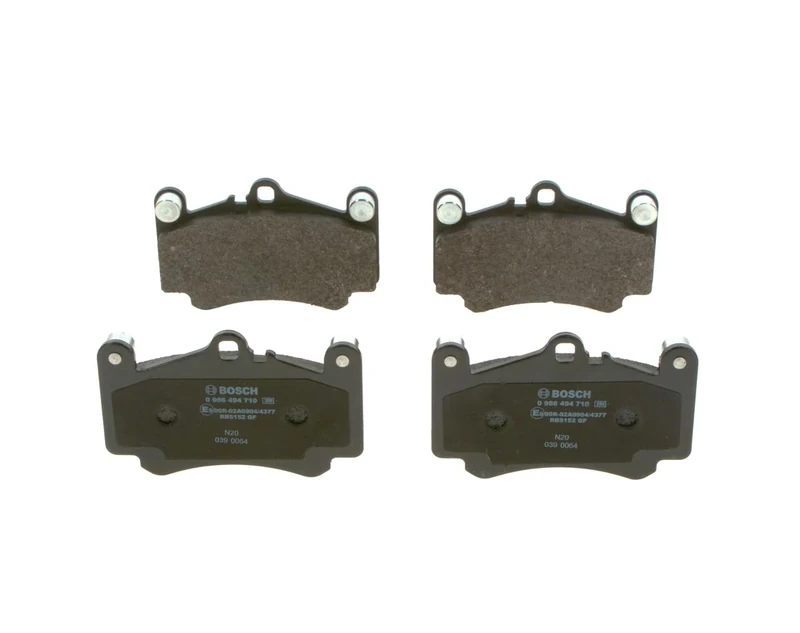 Bosch BP1705 - Brake Pads Car Front Axle - Bosch Quality - Reduced Noise and Dust - ECE-R90 Certified - Copper-Free - 1 Set of 4 Pads
