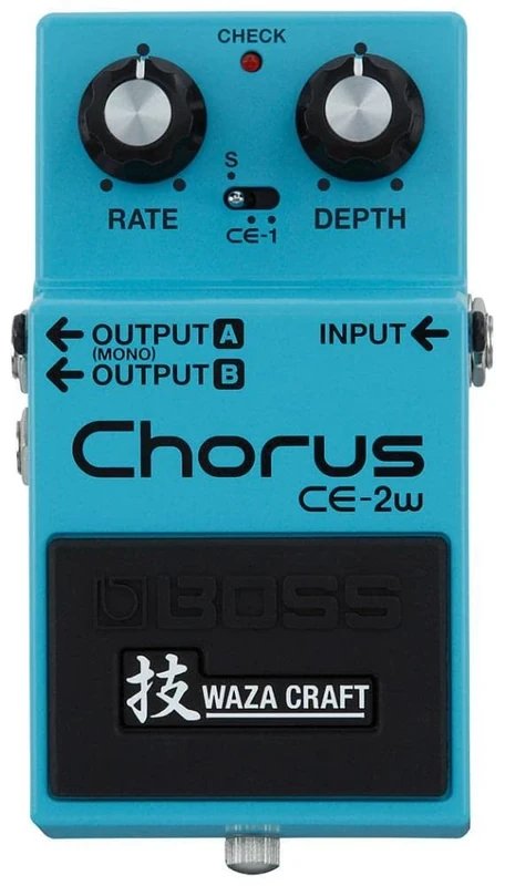 BOSS CE-2W Chorus | Premium Waza Craft Guitar Effect Pedal with Analog Circuitry | True Reproduction of the Legendary CE-2 & CE-1 Chorus Pedals | Made in Japan