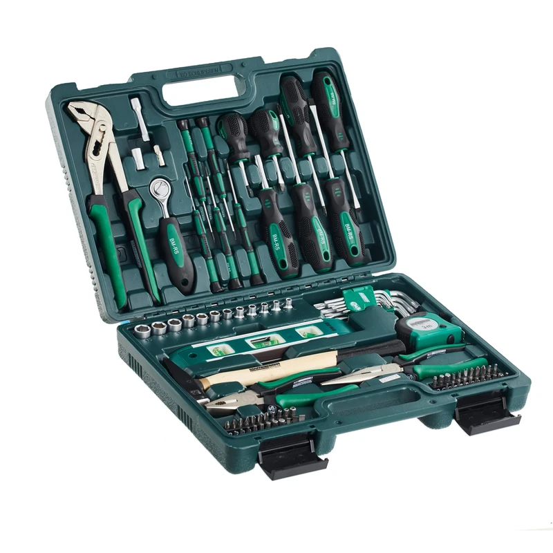 Brüder Mannesmann Tools Tool Case Set of 87 Piece, M29084