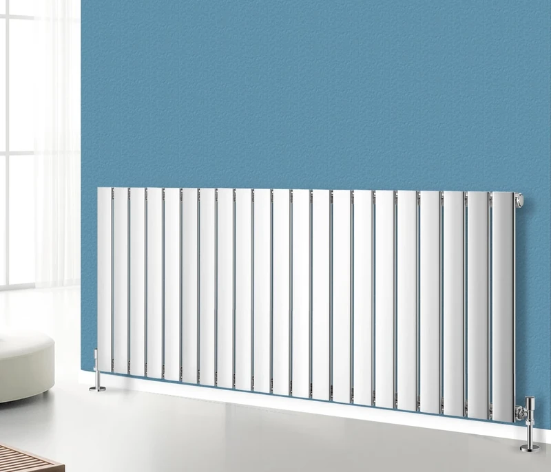 NRG 600x1428 Flat Panel Radiator Central Heating Radiators Single Column Chrome