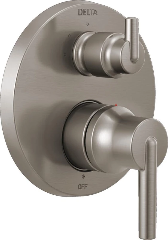 Delta T24859-SS, Stainless Trinsic Contemporary Monitor 14 Series Valve Trim with 3-Setting Integrated Diverter