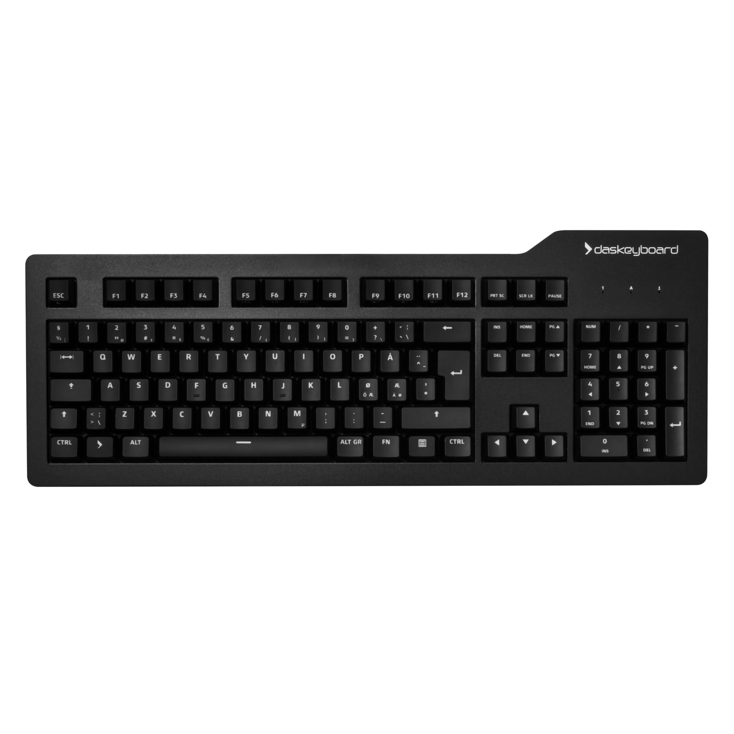 Das Keyboard Prime 13 Mechanical Keyboard QWERTY UK Layout - 105 Keys, White LED Backlit, Full Anti-Ghosting, Cherry MX Brown Soft Clicky Switches, USB 2.0, Aluminium Cover (DKP13-PRMXT00-UK)