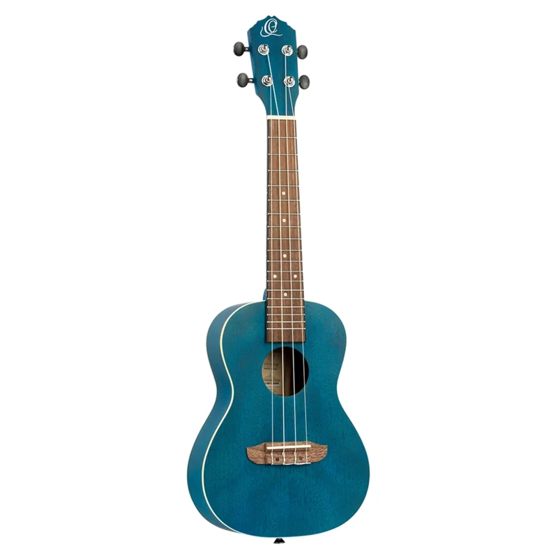 Ortega Guitars Concert Ukulele Acoustic – Earth Series – Okoume, Dark Blue (RUOCEAN)