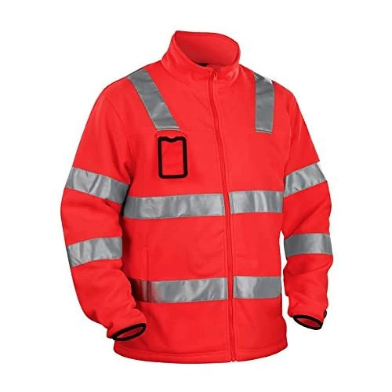 Blakläder 4833256055004XL Size 4X-Large Class 3 "High-Vis" Fleece Jacket - Red